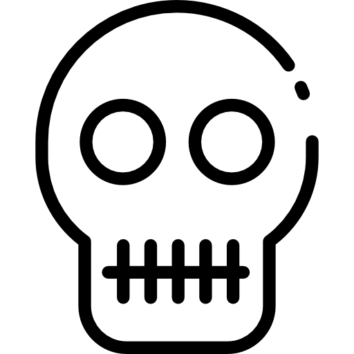 Dead, Skull, Halloween, Jack, Skellington, Bones, Nightmare Icon