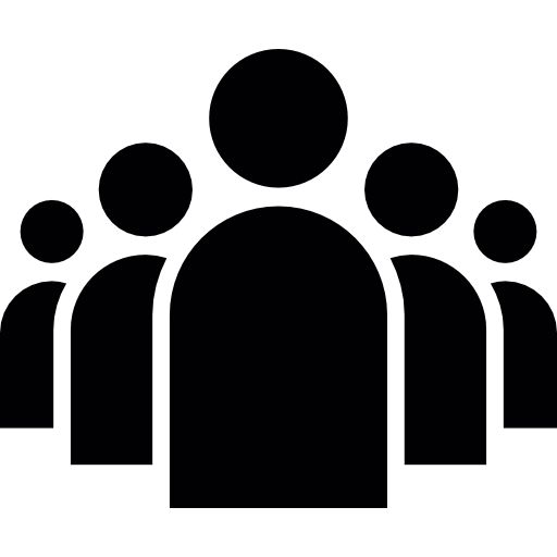 Group Of People In A Formation Free Vector Icons Designed