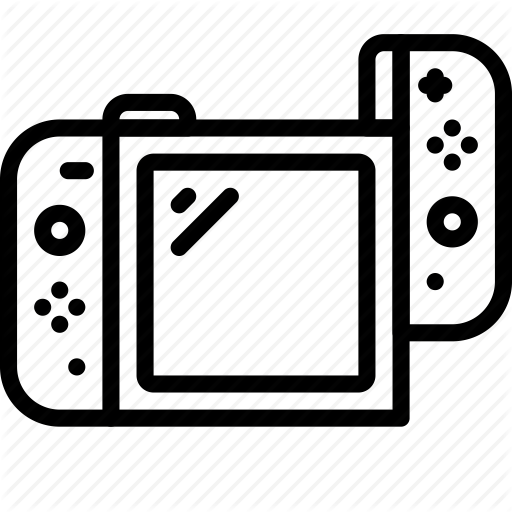 Complete, Devices, Game, Left, Nintendo, Outline, Switch Icon