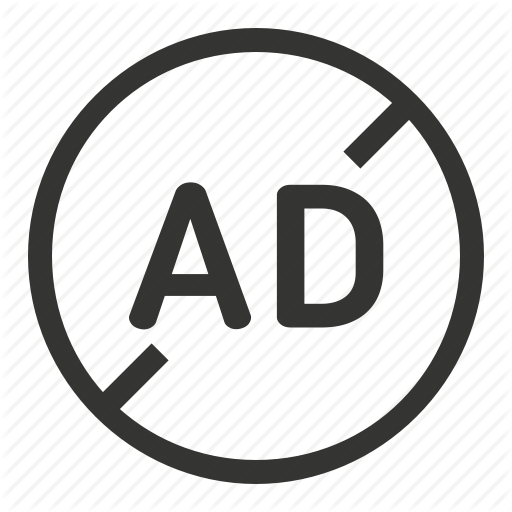 Ad, No, Stop Icon