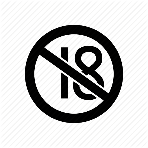 Adults, Eightteen, No, Sign, Icon