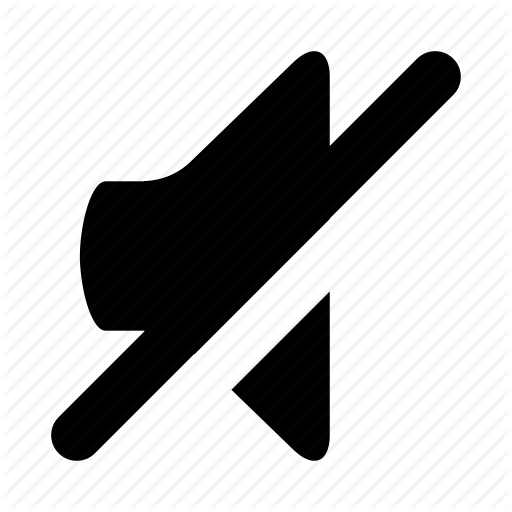 Mute, No Audio, No Sound, Silence Icon