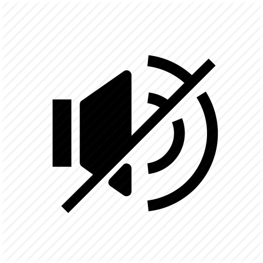 Audio, Mute, No Sound, No Volume, Speaker, Video Icon