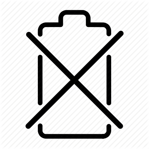 Battery, Ecology, Energy, Environment, Low Battery, No, Power Icon