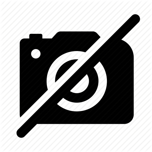 Allowed, Camera, No, Not, Photos Icon