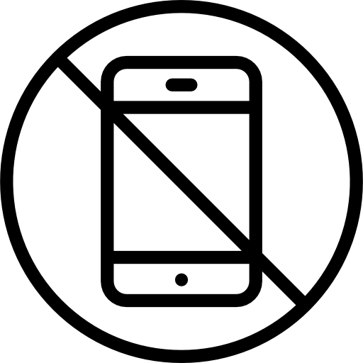 No Phone, Not Allowed, No Cellphone, No Phones, No Cellular Phone
