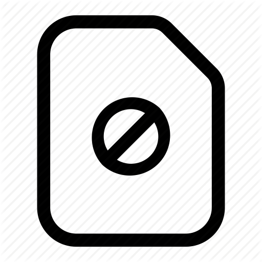 Access, Allowed, Disabled, File, No, Not, Permission Icon