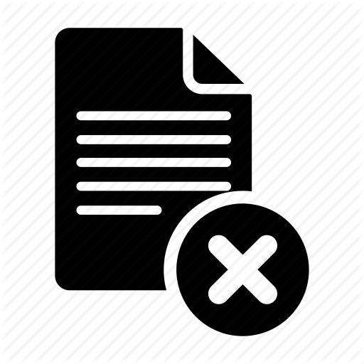 Bookmarks, Cancel, Checkmark, Delete, Documents, No