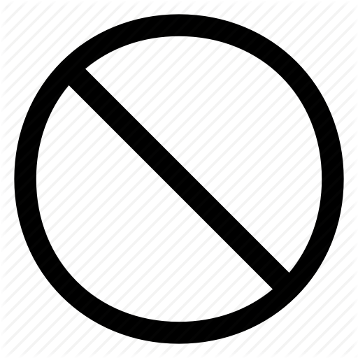 Entry, No, Noentry Icon