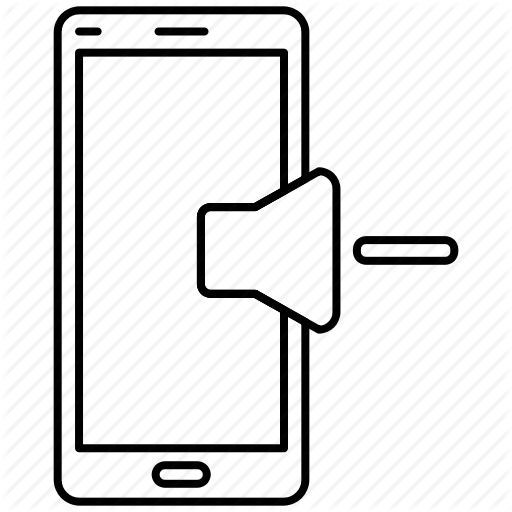 Mobile, Mute, No, Phone, Sound, Speaker Icon