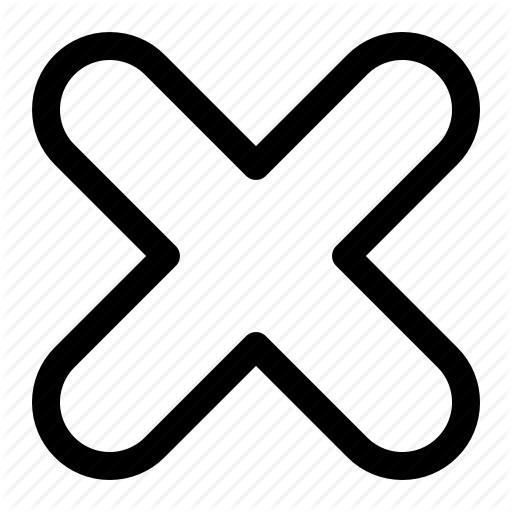 Close, Cross, No Icon