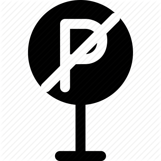 Do Not Park, Do Not Park Here, No Parking Icon