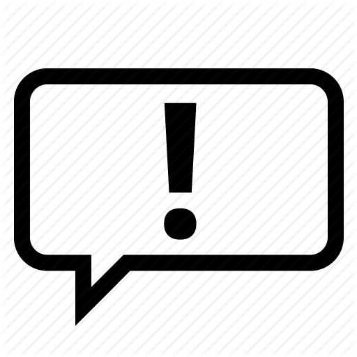 Chat, Exclamation, Facebook, Media, Message, No, Social Icon