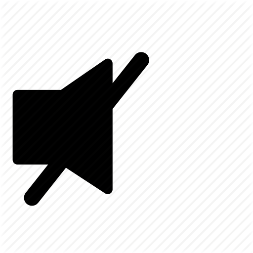 Mute, No Sound, No Volume Icon
