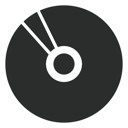 Multimedia Compact Disk Flat Icon