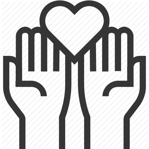 Ethics, Hand, Heart, Justice, Law, Nonprofit, Organisation Icon