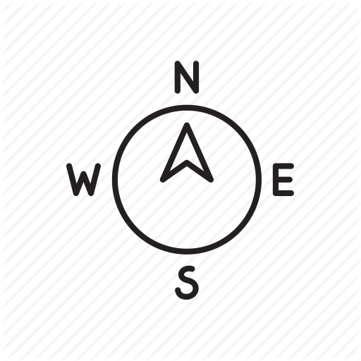 Compass, Direction, Navigation, North, Point, Weather Icon