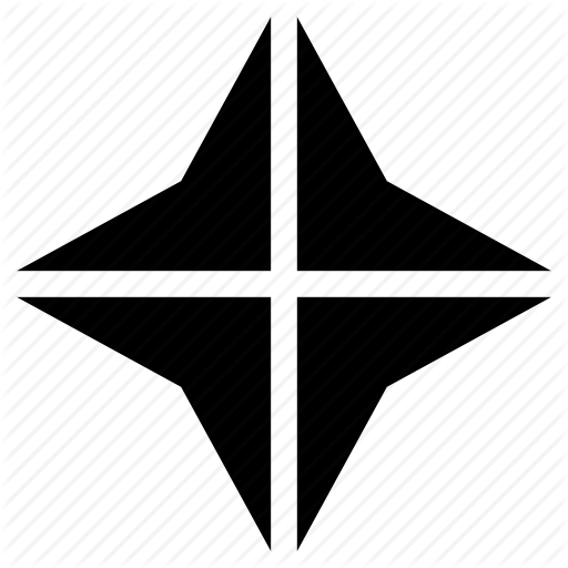 Directions, Navigation, North, Star Icon