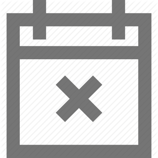 Busy, Calendar, Event, Material, Not Available, Remove Icon