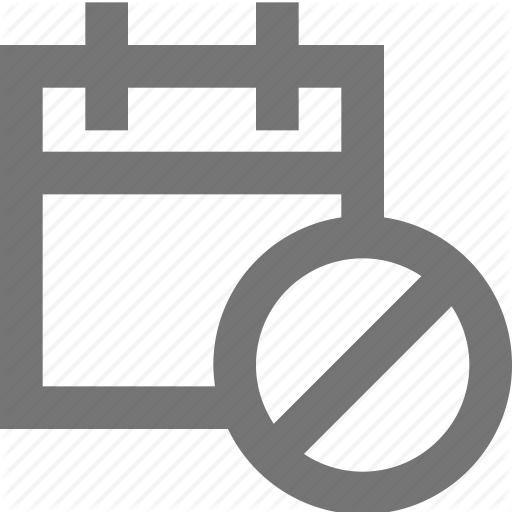 Calendar, Cancel, Declined, Event, Material, Not Available Icon