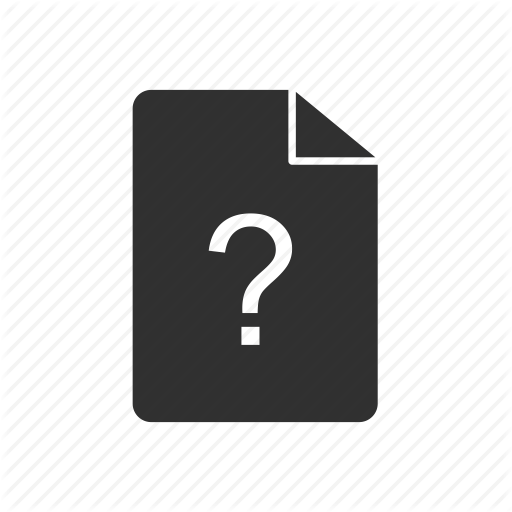 Error, File, Not Found, Question Mark Icon