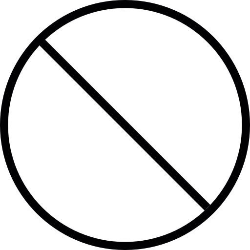 Not Allowed Symbol Icons Free Download