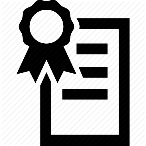 Certificate, Document, File, Legal, Notarized, Notary, Paper Icon