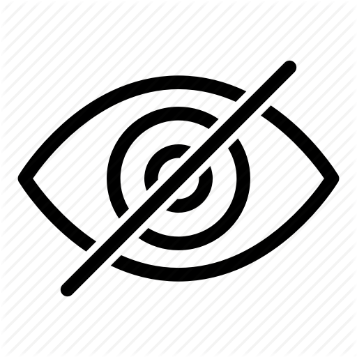Eye, Invisible, Unlook, View Icon