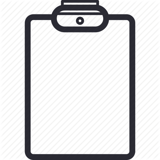 Clipboard, Document, Empty, Notepad Icon