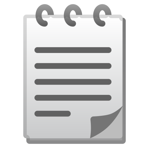 Spiral Notepad Icon Noto Emoji Objects Iconset Google