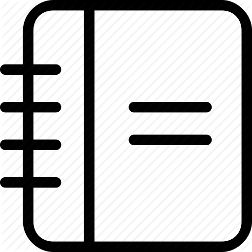 Book, Diary, Memo Book, Notebook, Notepad, Rough Pad Icon