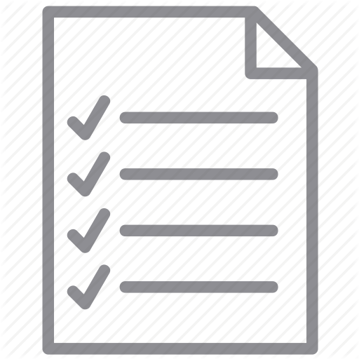 Checklist, Exam, Form, Items, Notepad, Task List, Test Icon