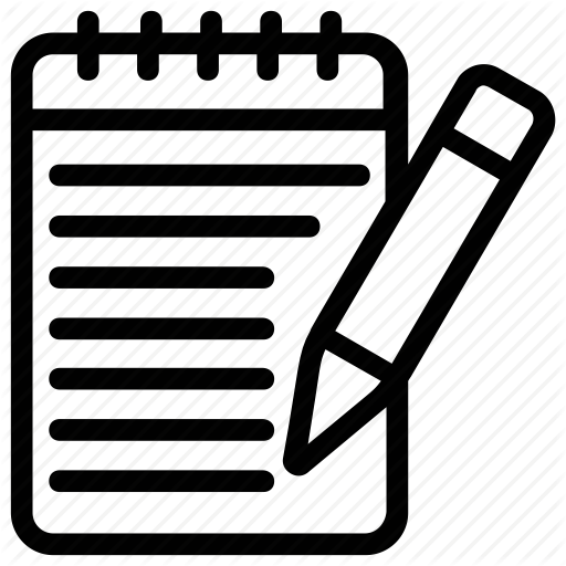 Memo Book, Notebook, Notepad, Notes, Writing Pad Icon
