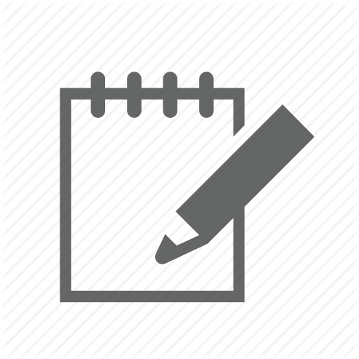 Creative, Memo, Notebook, Notepad, Paper, Pencil, Writing Icon