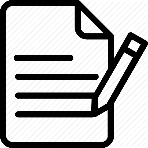 Contract, Document, Notes, Pencil, Signature Icon