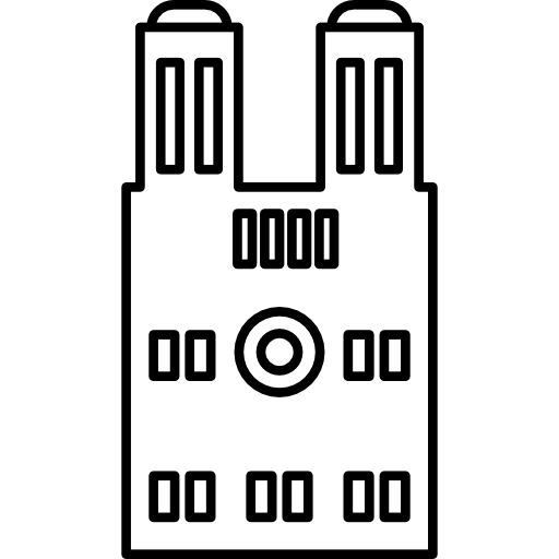 Notre Dame Cathedral Icons Free Download