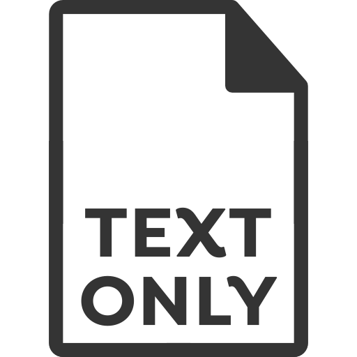 Text only. Only icon. Иконка view only. Text only стиль.
