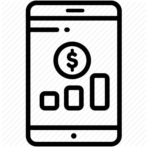 Business, Chart, Finance, Investment, Payment, Smartphone Icon