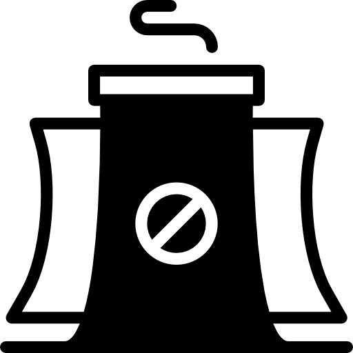 Nuclear Plant Icon Ecology Set Smashicons