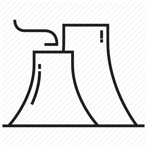 Building, Energy, Nuclear, Power Plant Icon