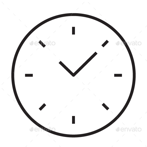 Hotel Element Line Icon Set