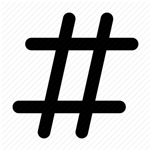 Hashtag Symbol Transparent Png Clipart Free Download