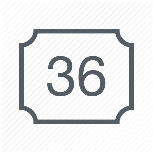 Address, Home, House, Number, Sign Icon