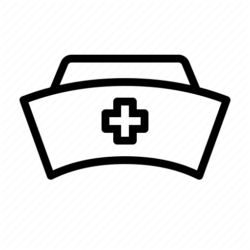 Accessory, Clothing, Fashion, Hat, Hospital, Nurse Icon