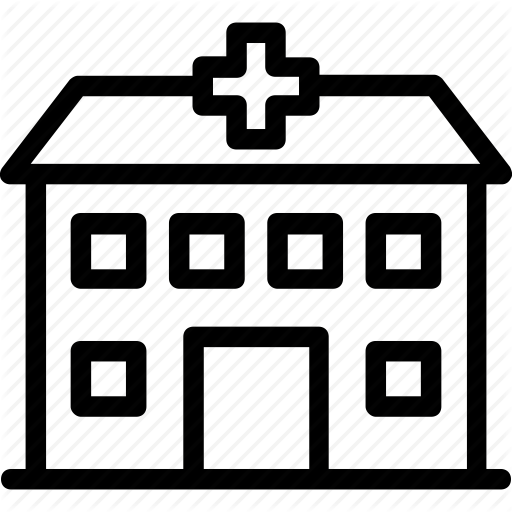 Clinic, Hospital, Infirmary, Nursing Home, Polyclinic Icon