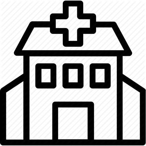 Clinic, Hospital, Medical Institute, Nursing Home, Sanatorium Icon