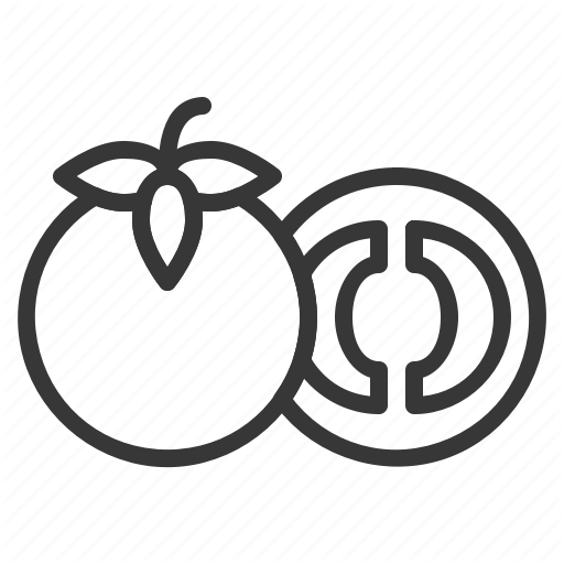 Crop, Fresh, Organic, Tomato, Vegetable Icon