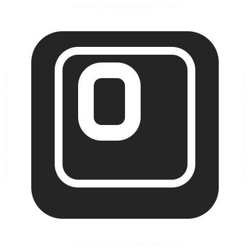 Keyboard Key O Icon Iconexperience
