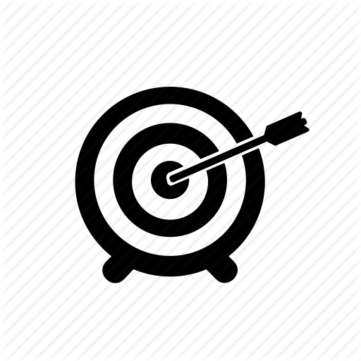 Aim, Arrow, Direction, Goal, Mission, Navigation, Objective Icon