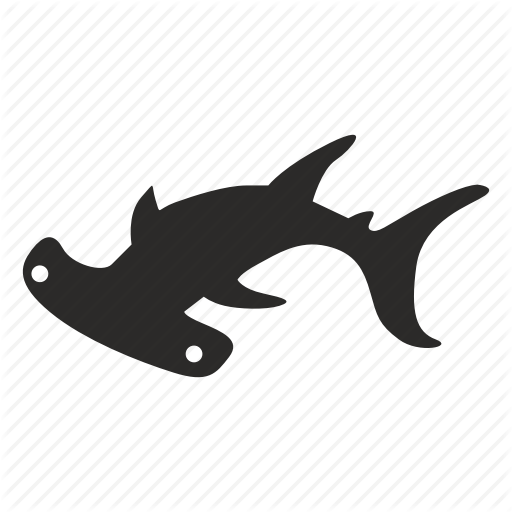 Fish, Hammer, Ocean Icon